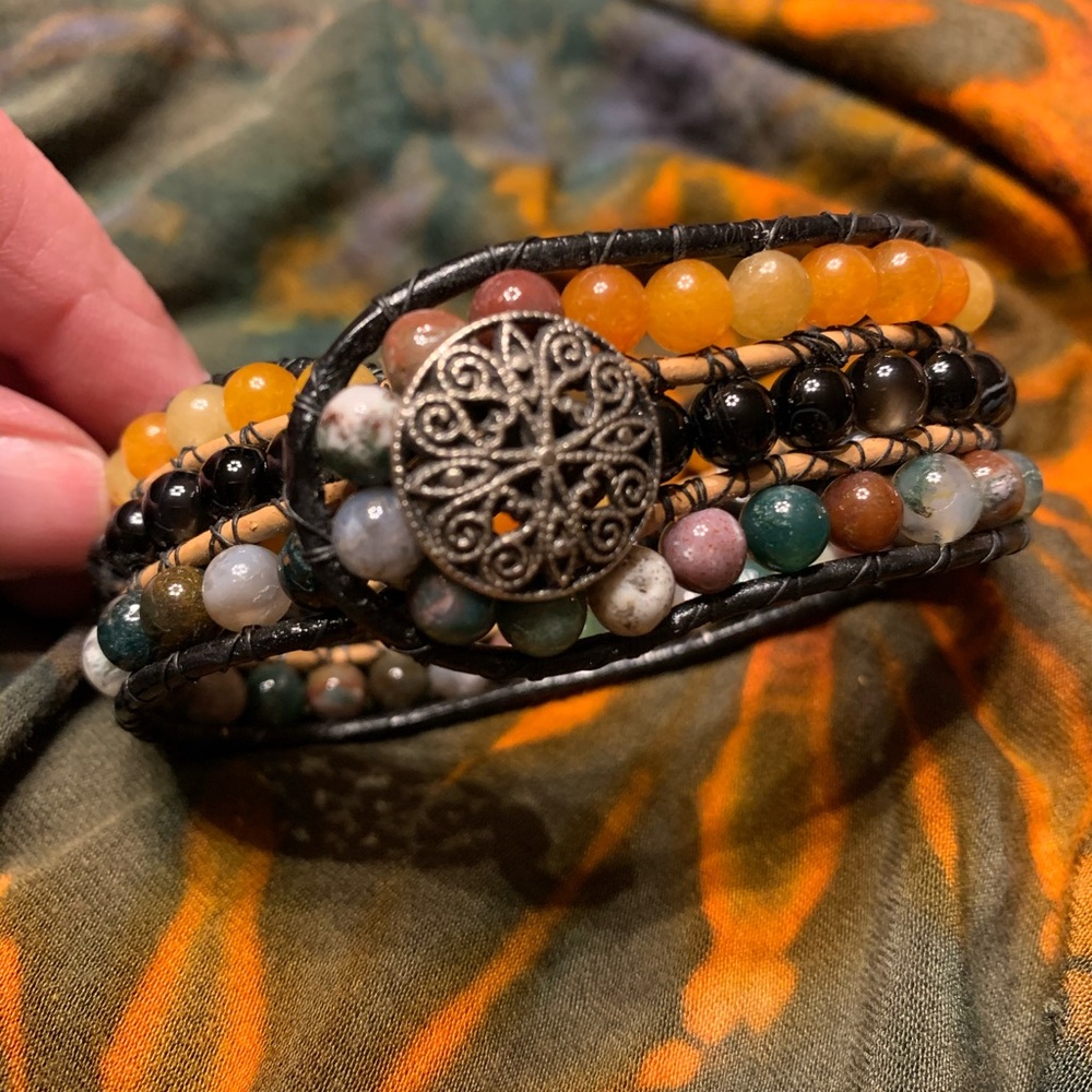 Handmade beaded bracelet